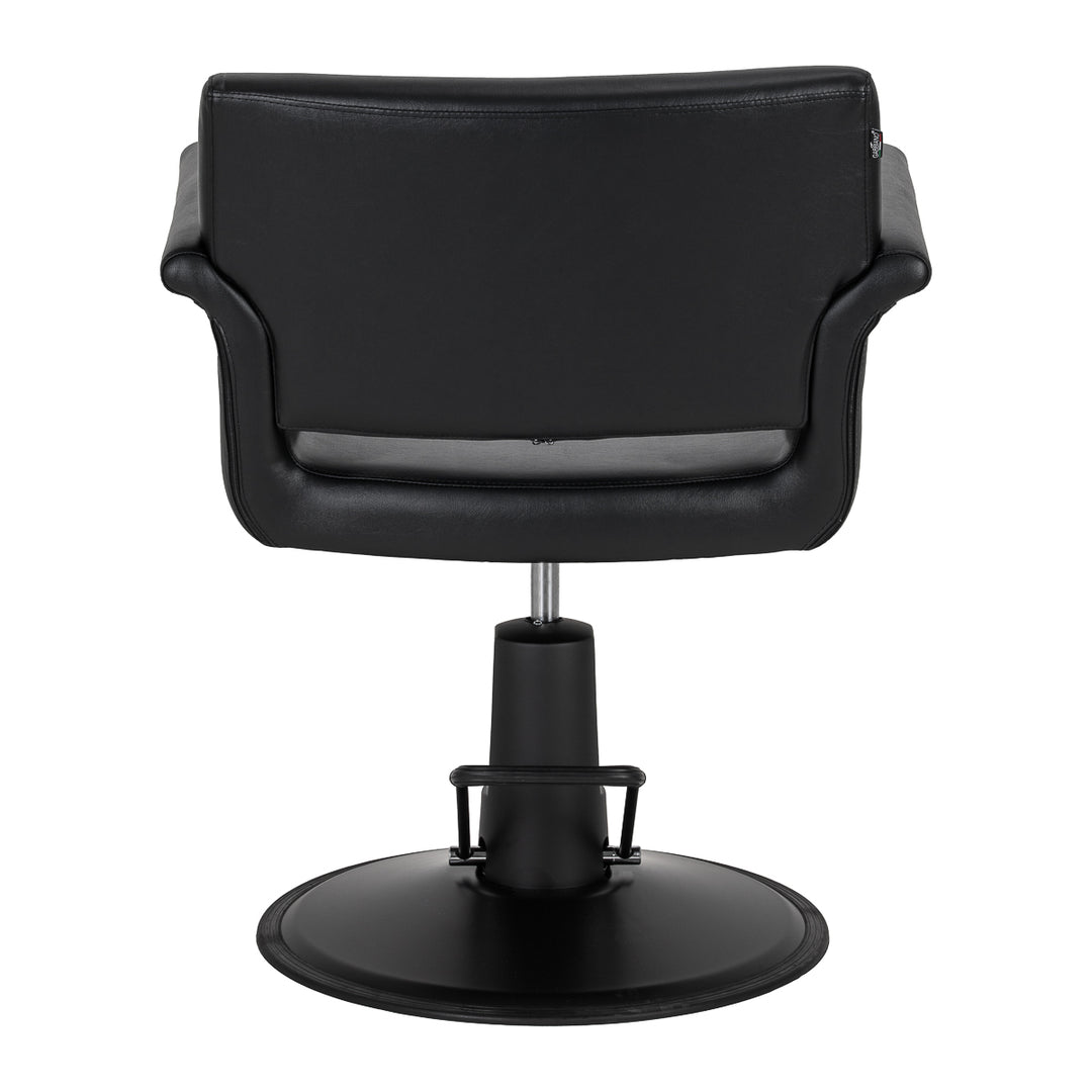 Fauteuil de Coiffeur Gabbiano Lucca Noir-Noir