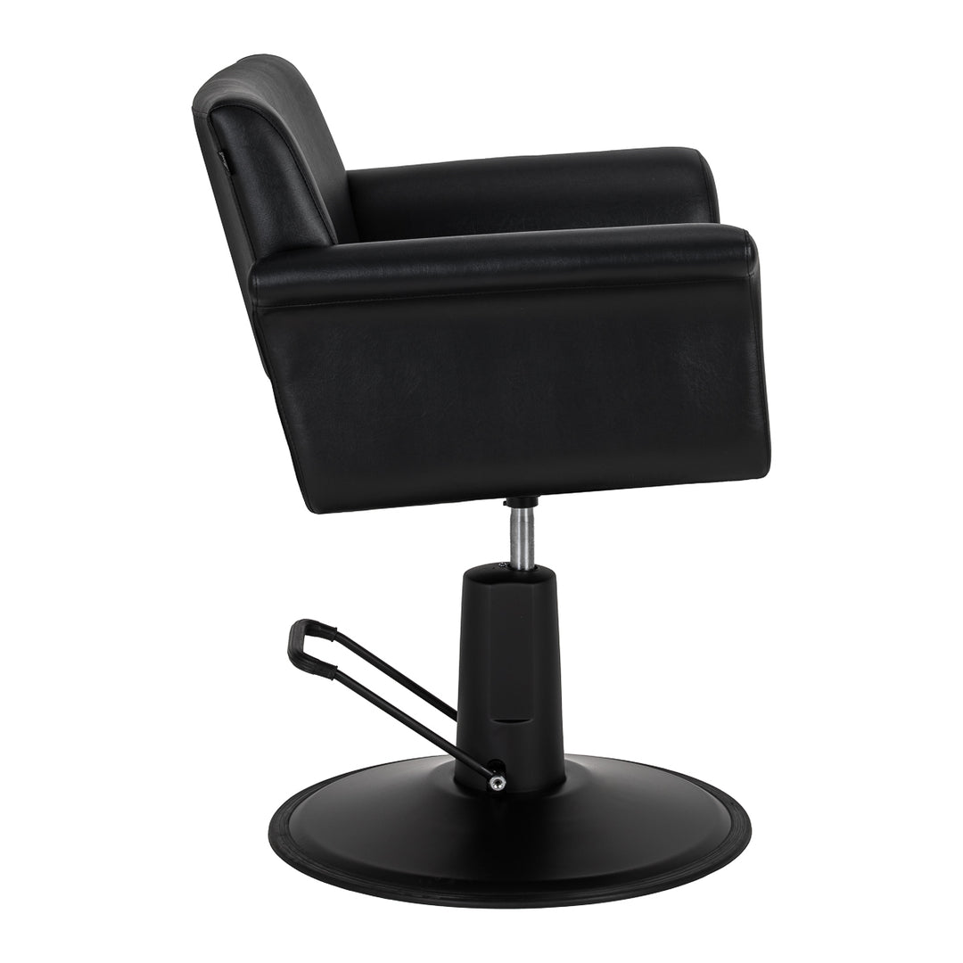 Fauteuil de Coiffeur Gabbiano Lucca Noir-Noir