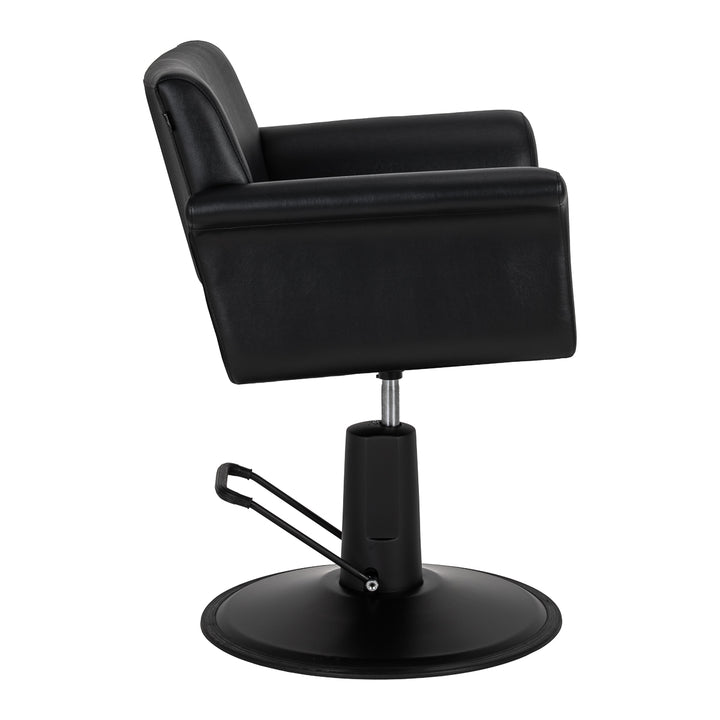 Fauteuil de Coiffeur Gabbiano Lucca Noir-Noir