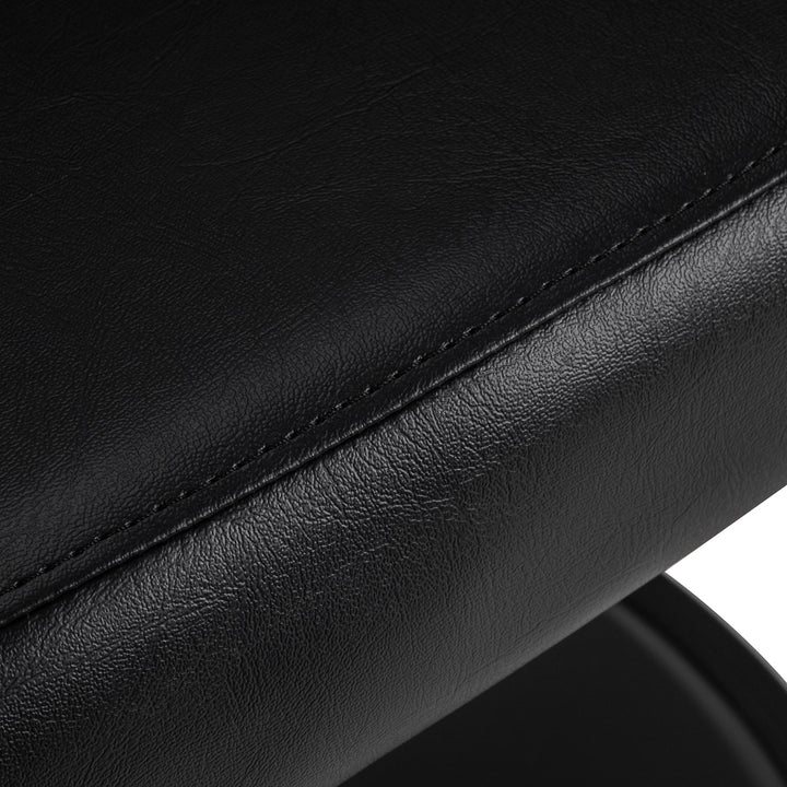 Fauteuil de Coiffeur Gabbiano Lucca Noir-Noir