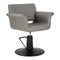 Fauteuil de Coiffeur Gabbiano Lucca Gris-Noir