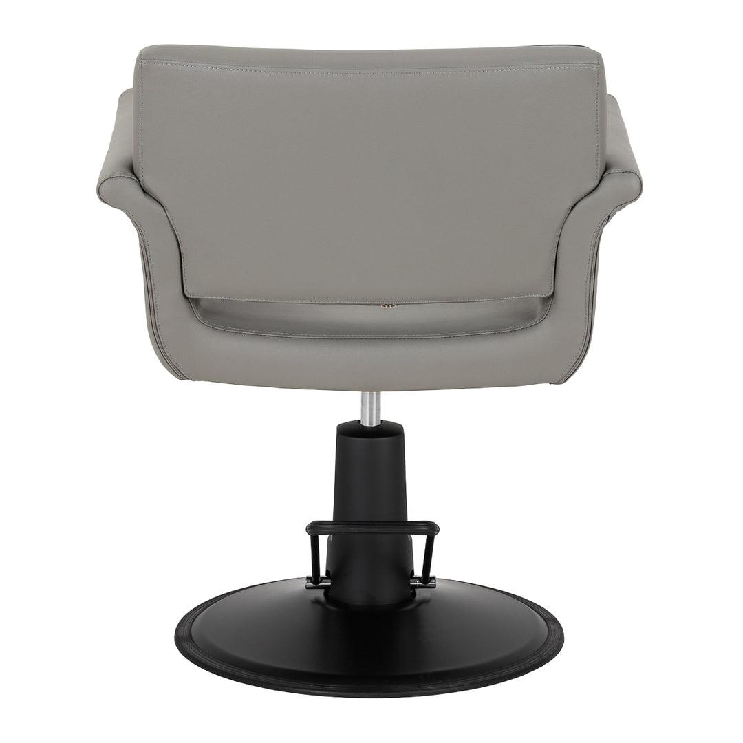 Fauteuil de Coiffeur Gabbiano Lucca Gris-Noir
