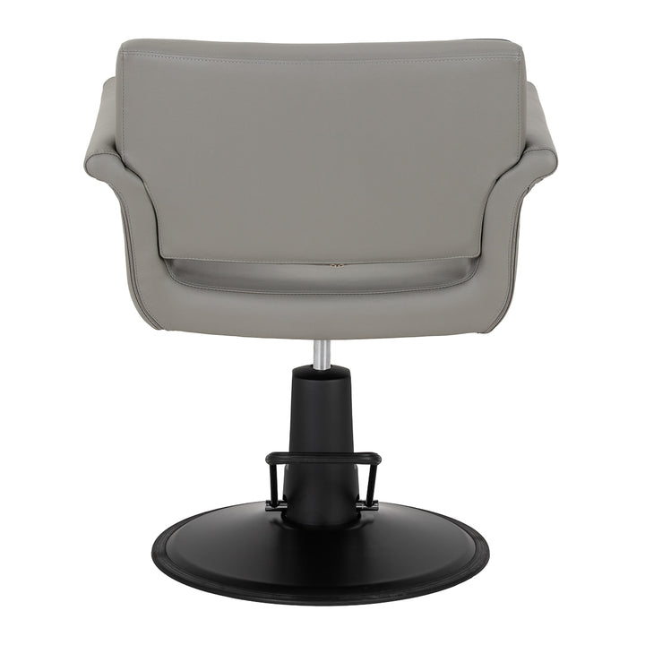 Fauteuil de Coiffeur Gabbiano Lucca Gris-Noir