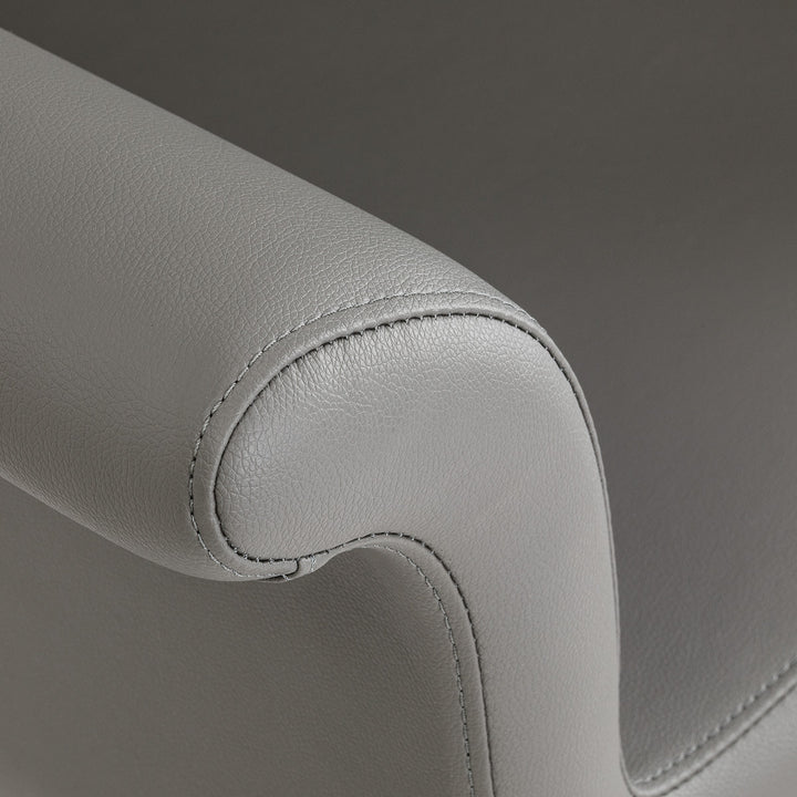 Fauteuil de Coiffeur Gabbiano Lucca Gris-Noir