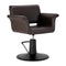 Fauteuil de Coiffeur Gabbiano Lucca Marron-Noir