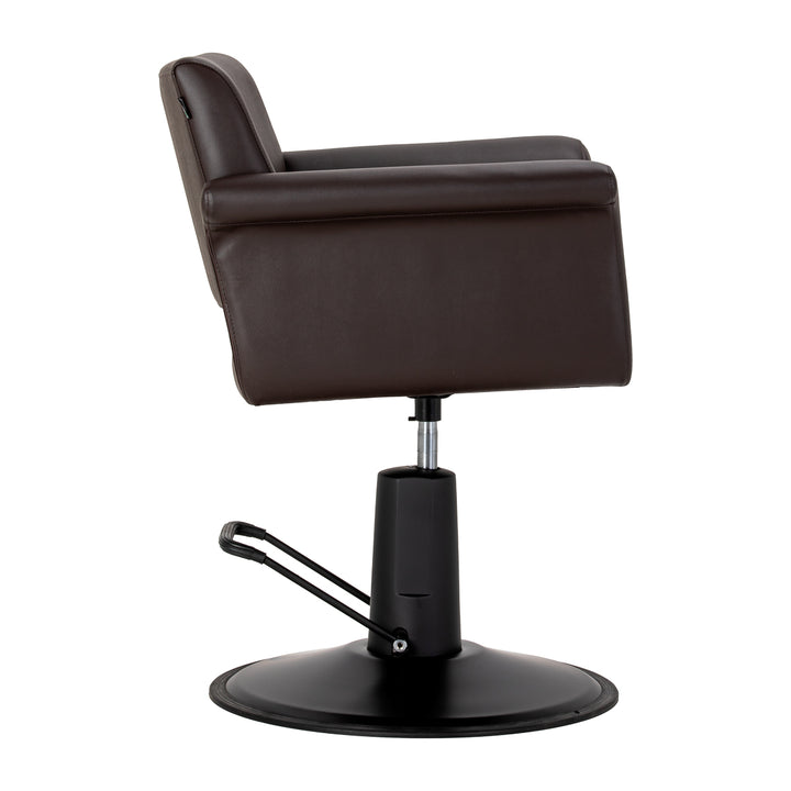 Fauteuil de Coiffeur Gabbiano Lucca Marron-Noir