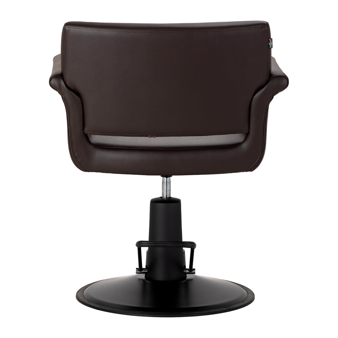 Fauteuil de Coiffeur Gabbiano Lucca Marron-Noir