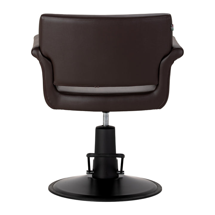 Fauteuil de Coiffeur Gabbiano Lucca Marron-Noir