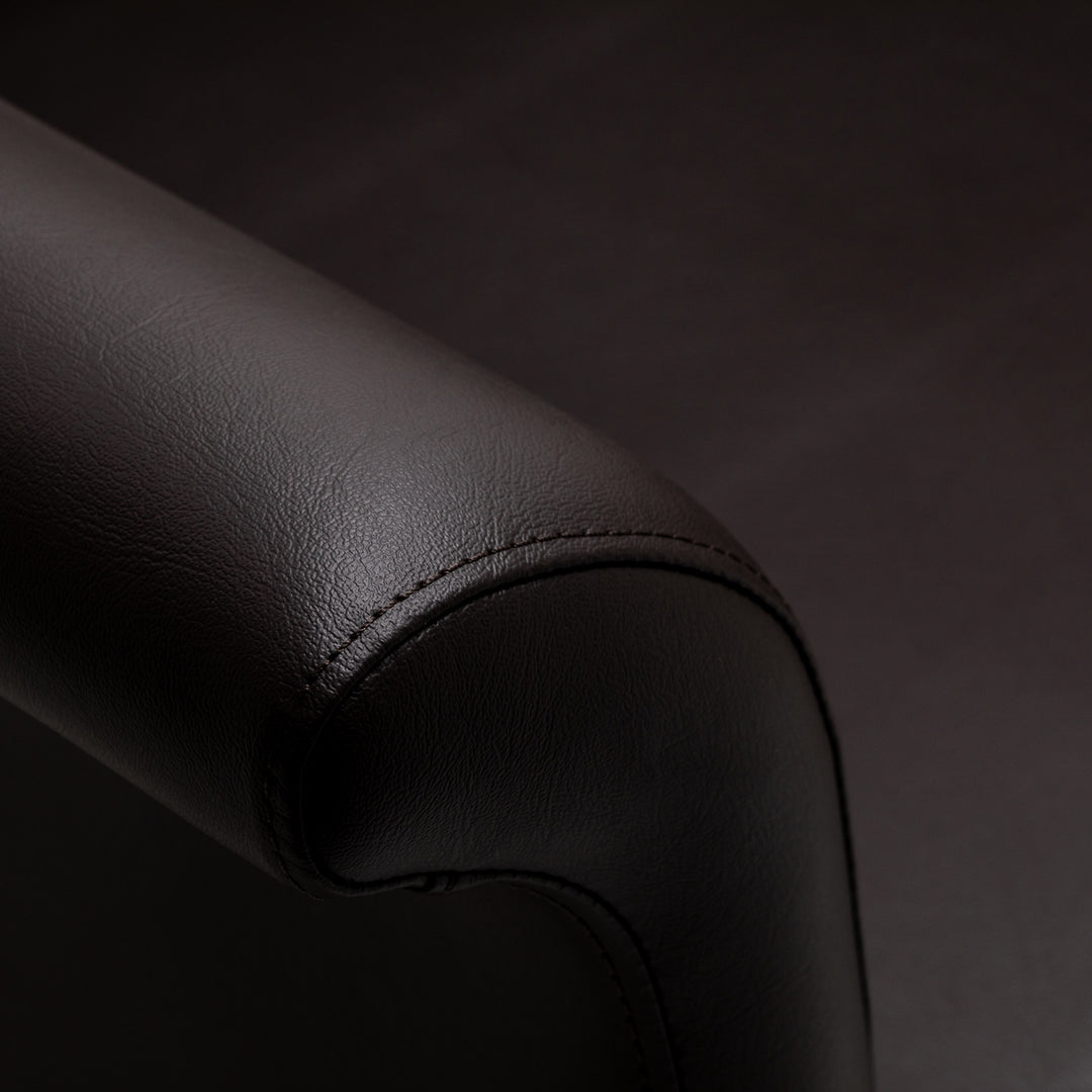 Fauteuil de Coiffeur Gabbiano Lucca Marron-Noir