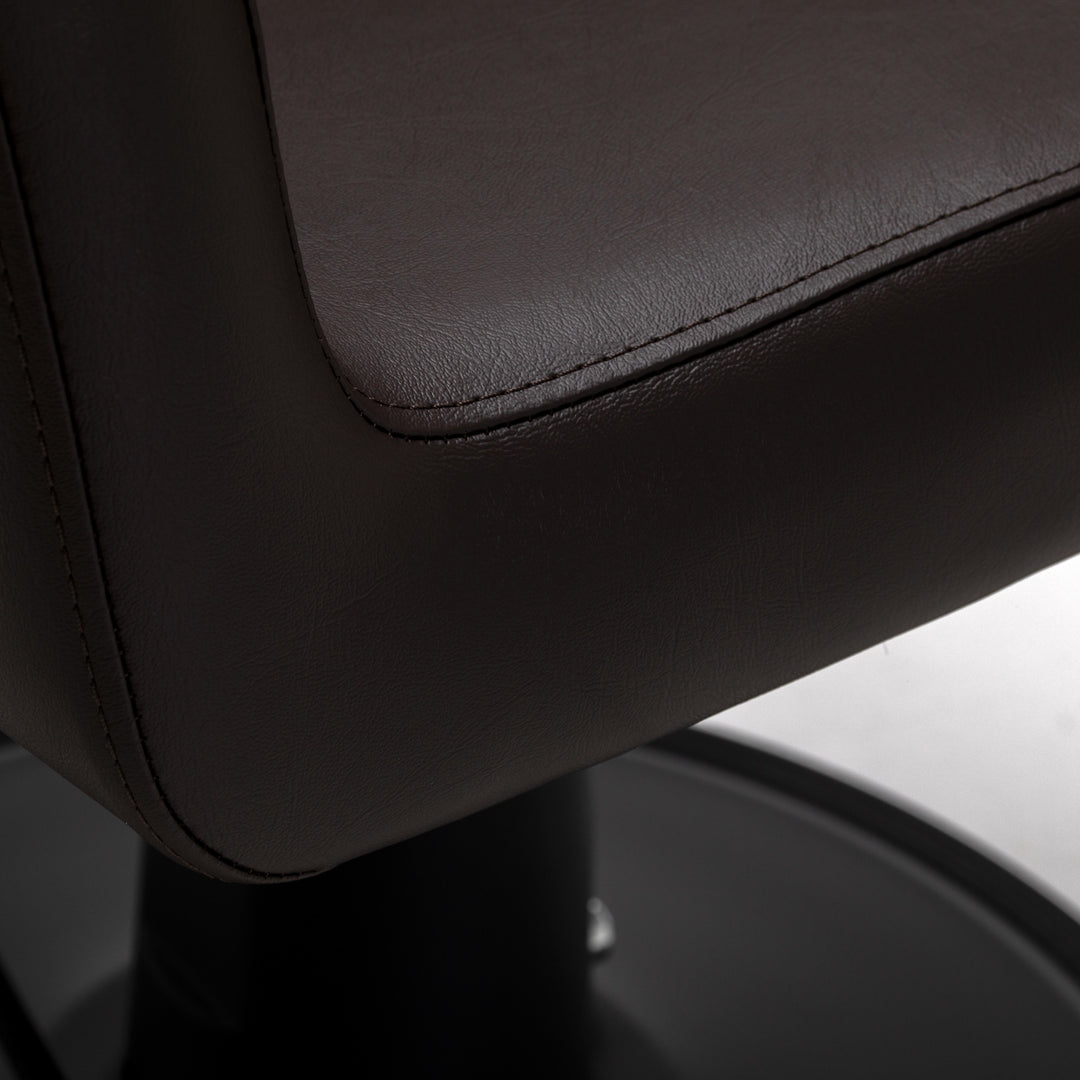 Fauteuil de Coiffeur Gabbiano Lucca Marron-Noir