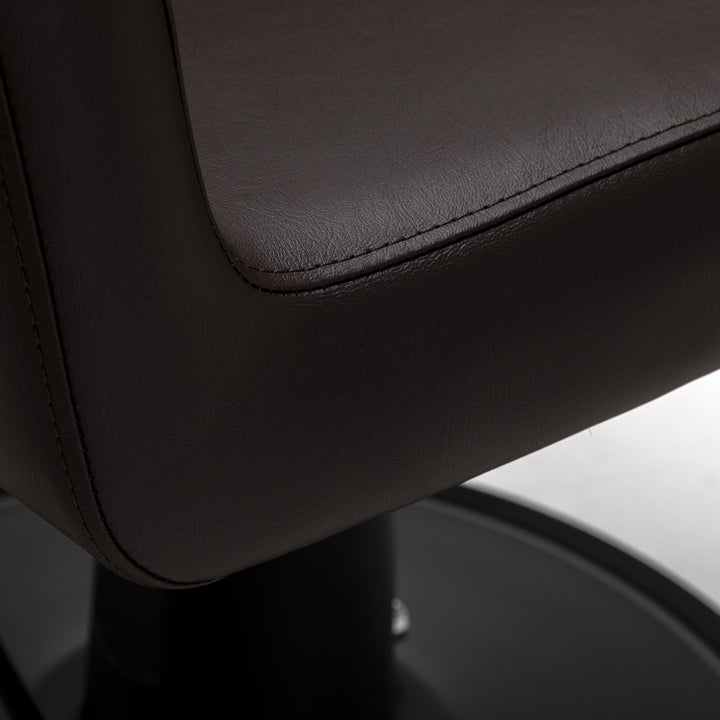 Fauteuil de Coiffeur Gabbiano Lucca Marron-Noir