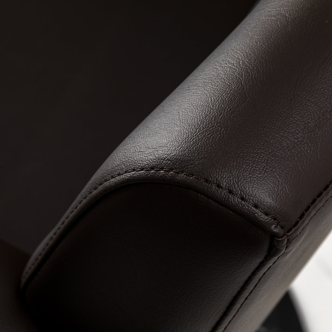 Fauteuil de Coiffeur Gabbiano Lucca Marron-Noir