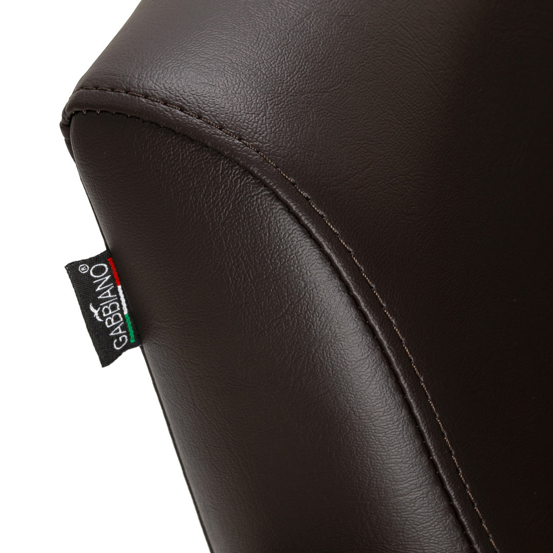 Fauteuil de Coiffeur Gabbiano Lucca Marron-Noir