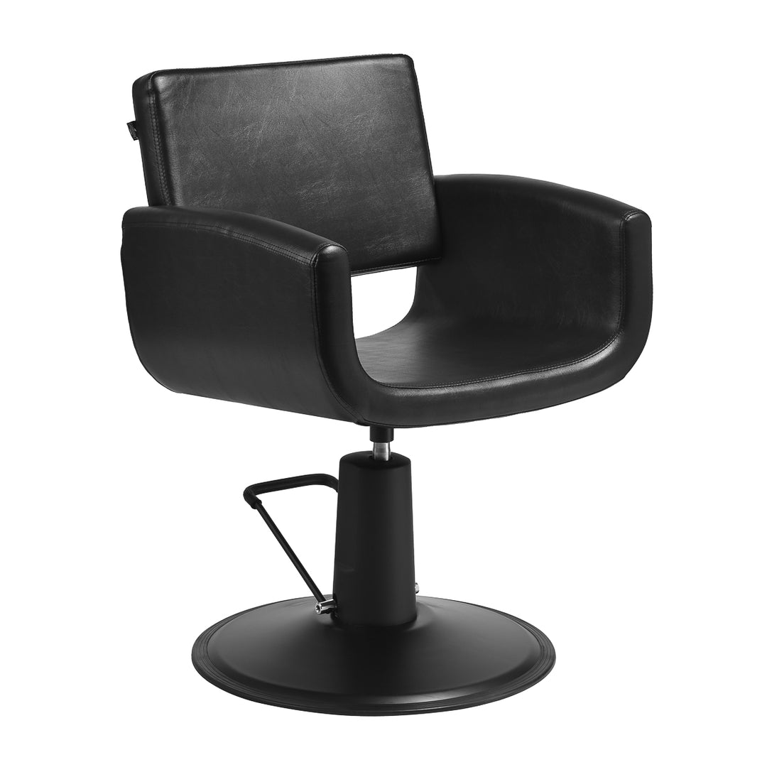 Fauteuil de Coiffeur Gabbiano Mataro Noir-Noir