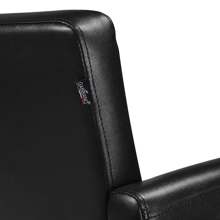 Fauteuil de Coiffeur Gabbiano Mataro Noir-Noir