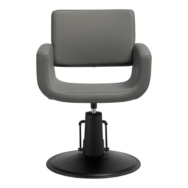 Fauteuil de Coiffeur Gabbiano Mataro Gris-Noir
