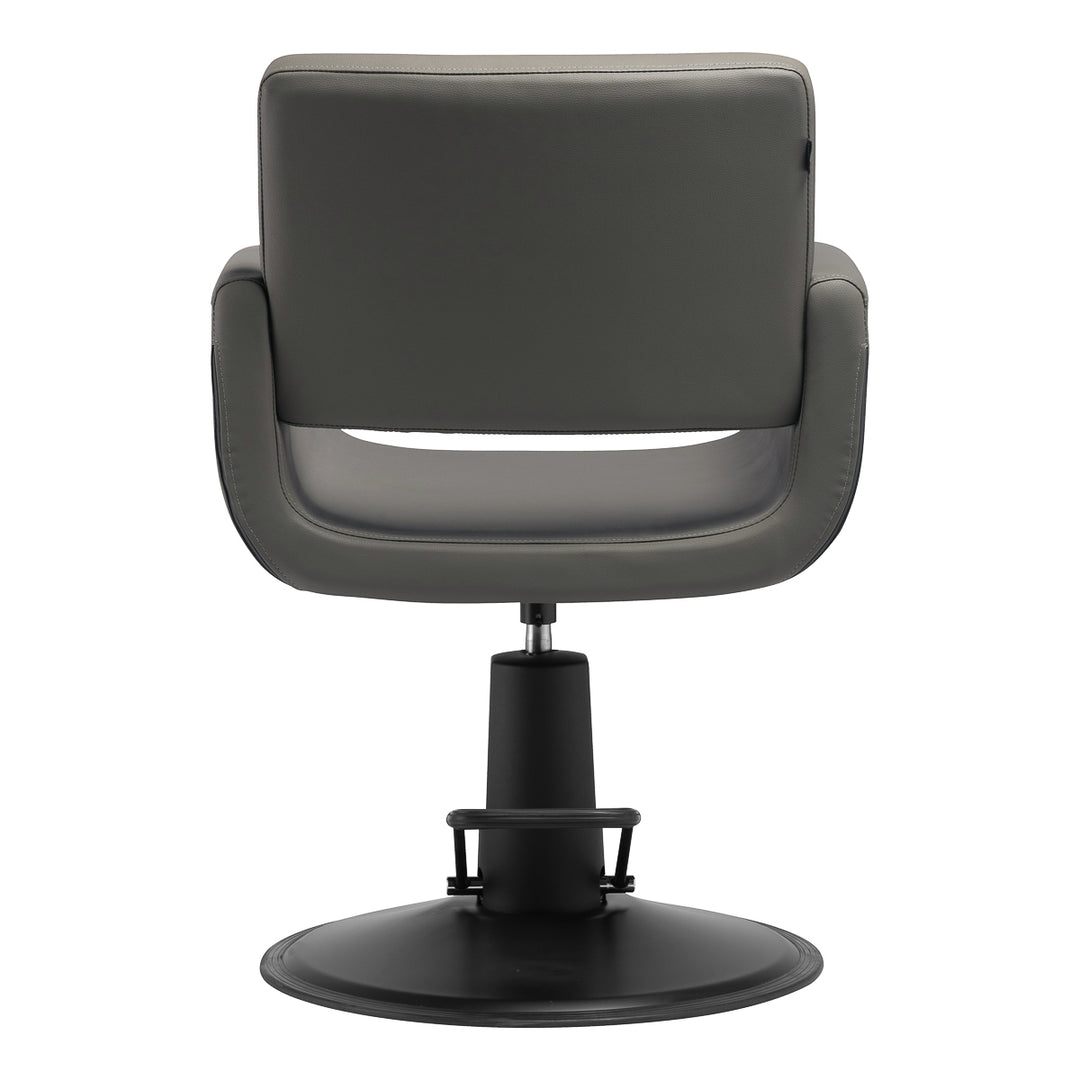 Fauteuil de Coiffeur Gabbiano Mataro Gris-Noir