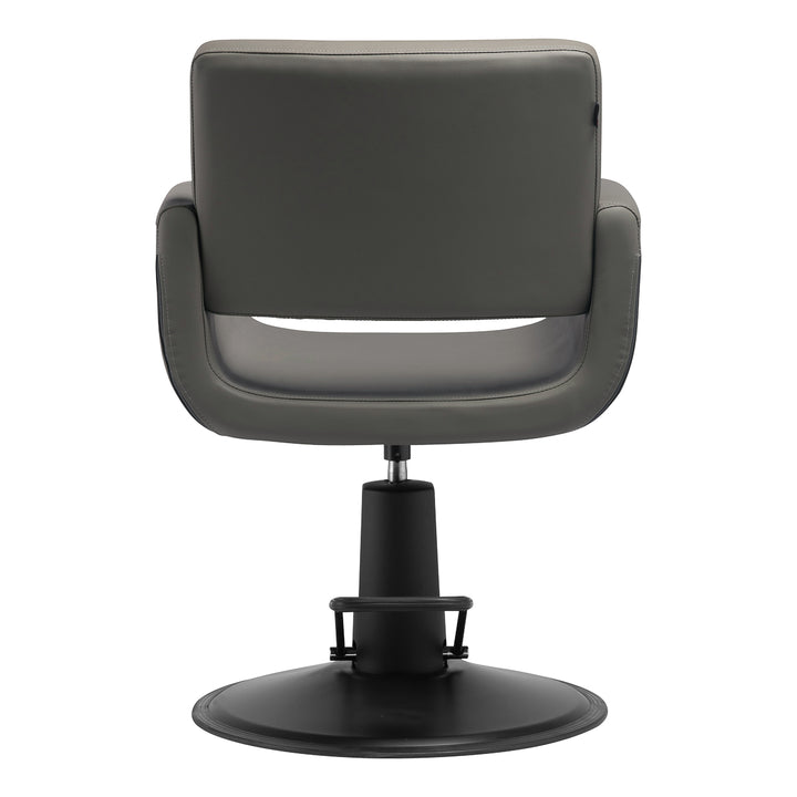 Fauteuil de Coiffeur Gabbiano Mataro Gris-Noir