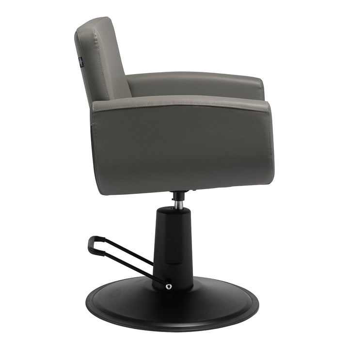 Fauteuil de Coiffeur Gabbiano Mataro Gris-Noir