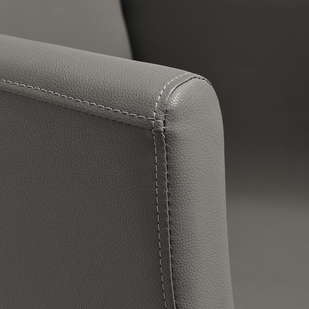 Fauteuil de Coiffeur Gabbiano Mataro Gris-Noir