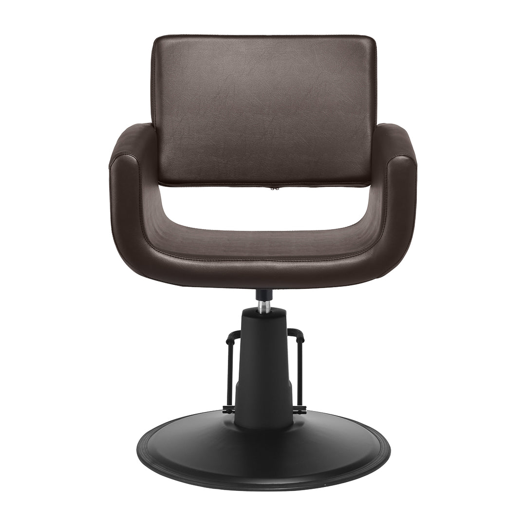 Fauteuil de Coiffeur Gabbiano Mataro Marron-Noir