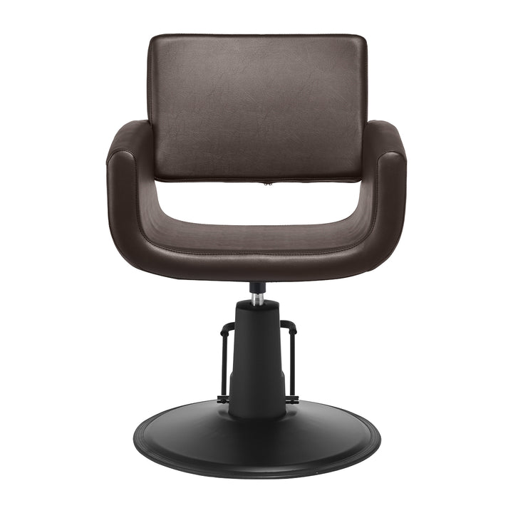 Fauteuil de Coiffeur Gabbiano Mataro Marron-Noir