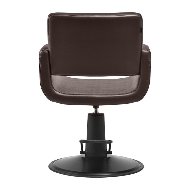 Fauteuil de Coiffeur Gabbiano Mataro Marron-Noir