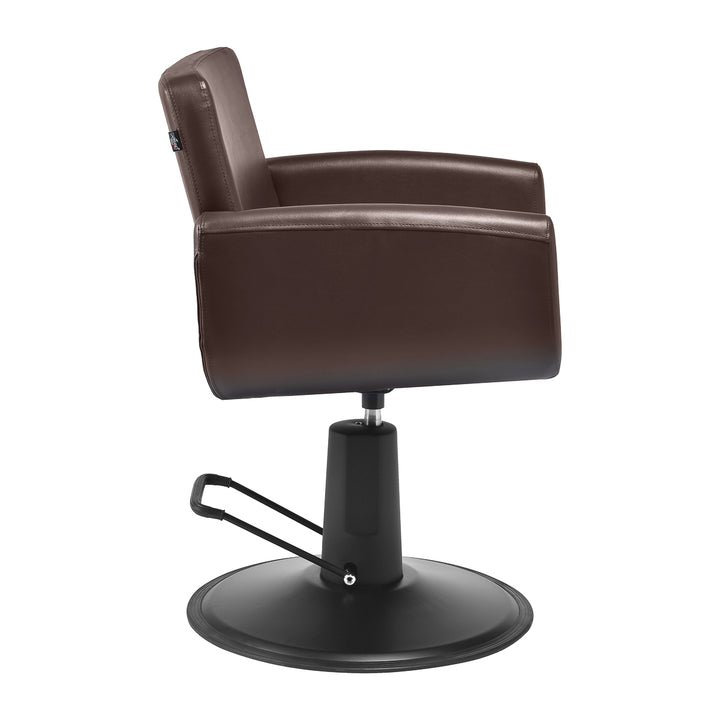 Fauteuil de Coiffeur Gabbiano Mataro Marron-Noir