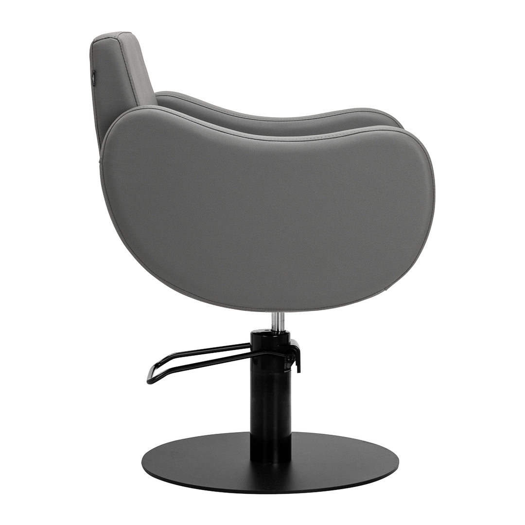 Fauteuil de Coiffeur Gabbiano Sevilla Gris-Noir