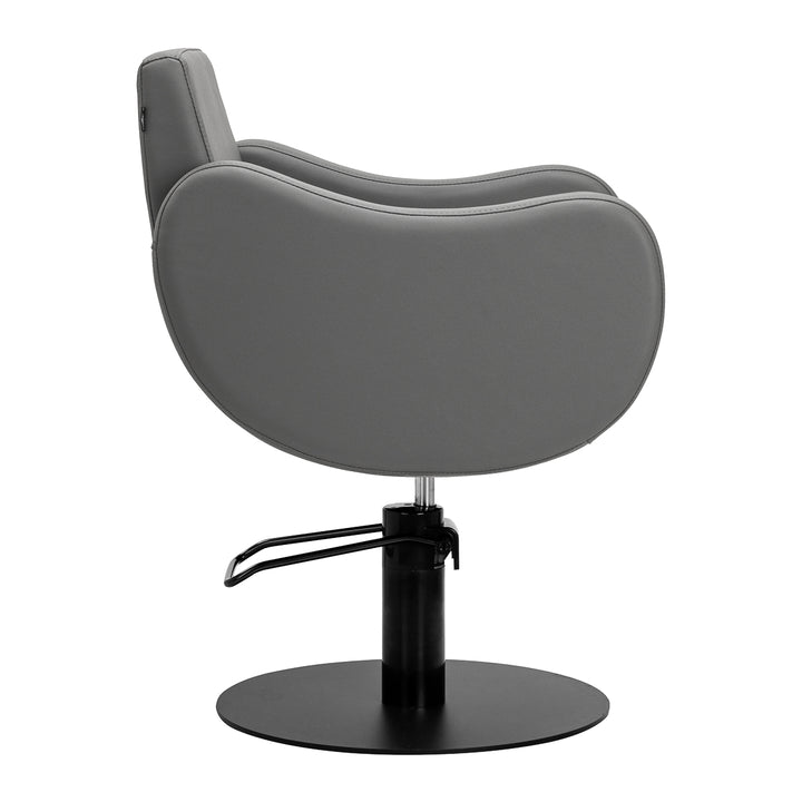 Fauteuil de Coiffeur Gabbiano Sevilla Gris-Noir