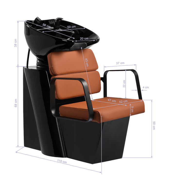 Bac Coiffeur Gabbiano Porto Orange - image 10