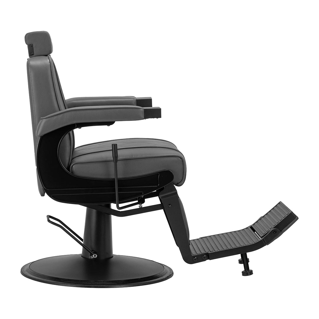 Fauteuil Barbier Hair System BM88066B Gris-Noir - image 4