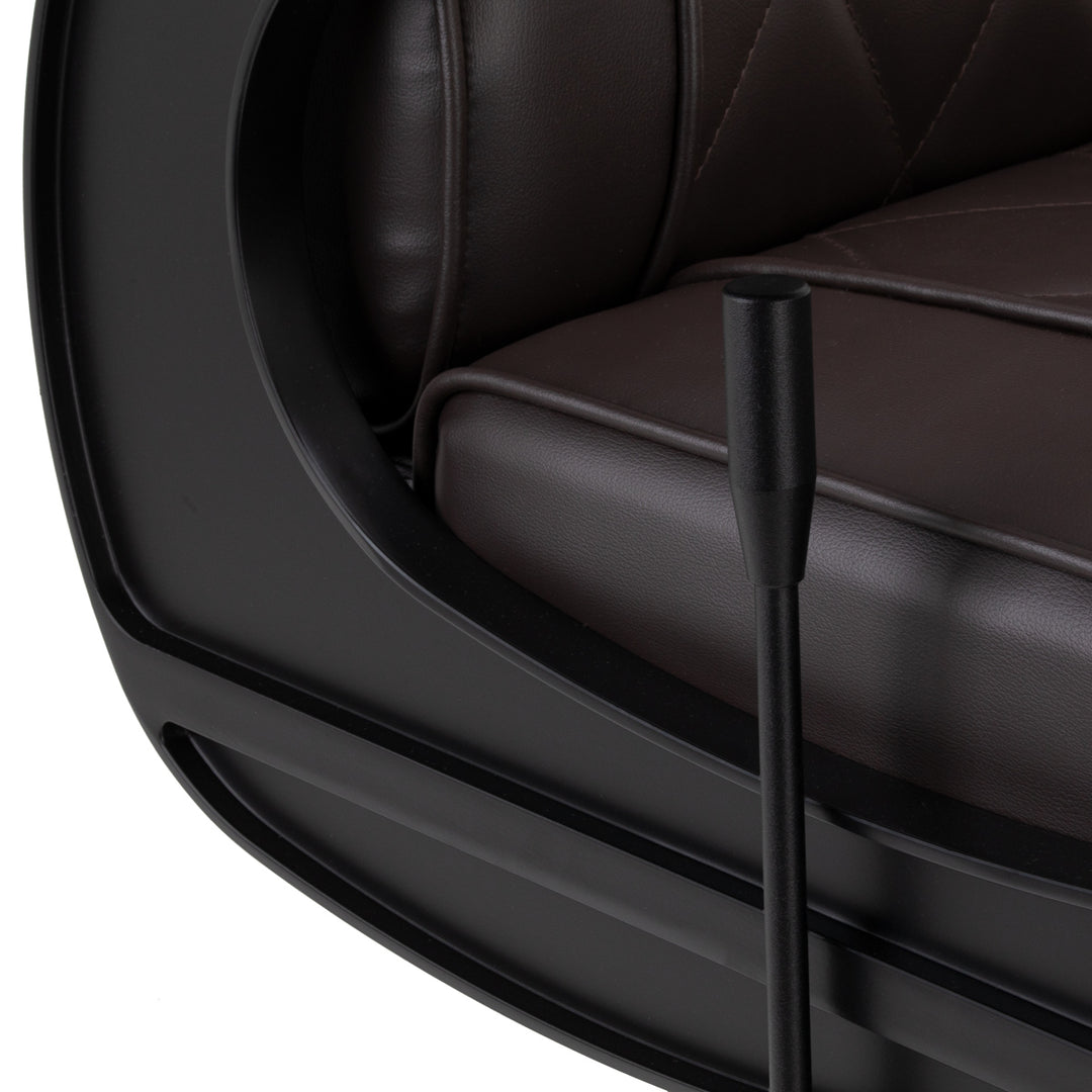 Fauteuil Barbier Hair System BM88066B Marron-Noir - image 8