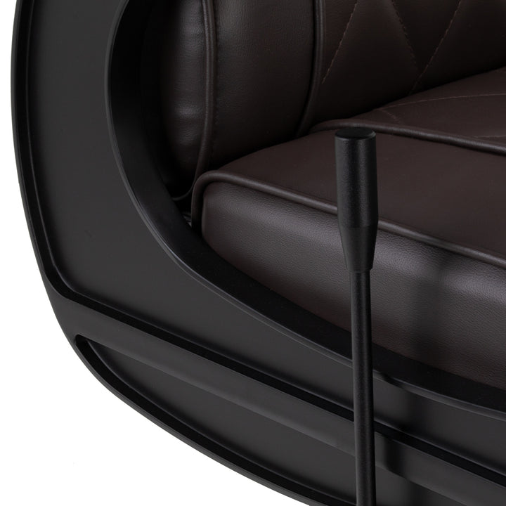 Fauteuil Barbier Hair System BM88066B Marron-Noir - image 8