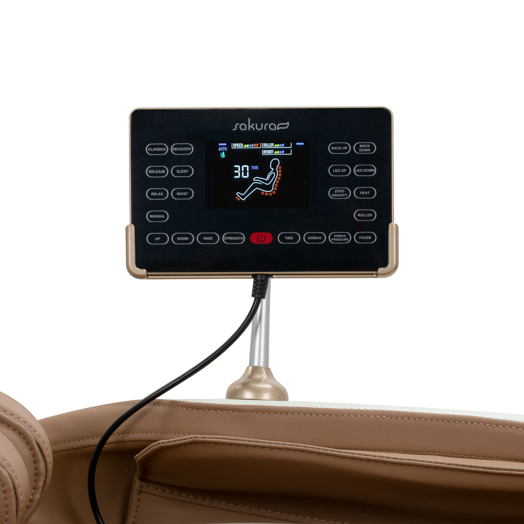 Fauteuil de massage électrique Sakura Luxury 808 Blanc-Beige - image 11