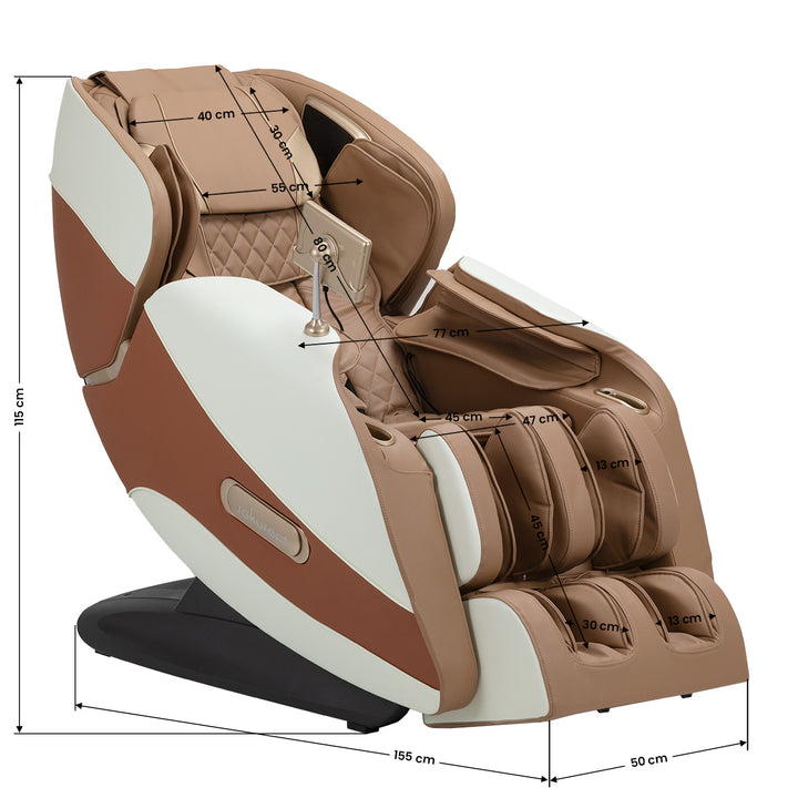 Fauteuil de massage électrique Sakura Luxury 808 Blanc-Beige - image 20