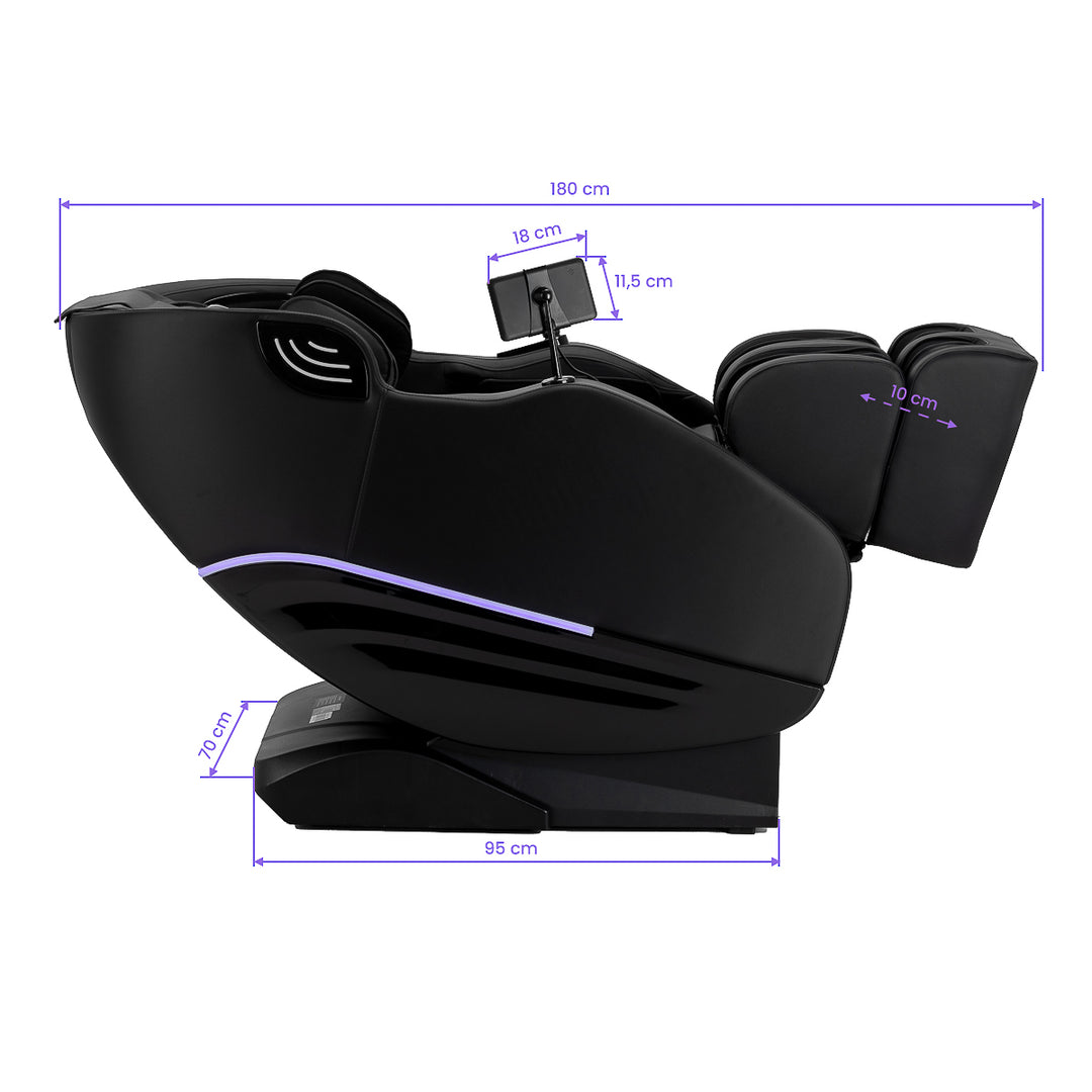 Fauteuil de massage électrique Sakura Maximus 809 3D Noir - image 24