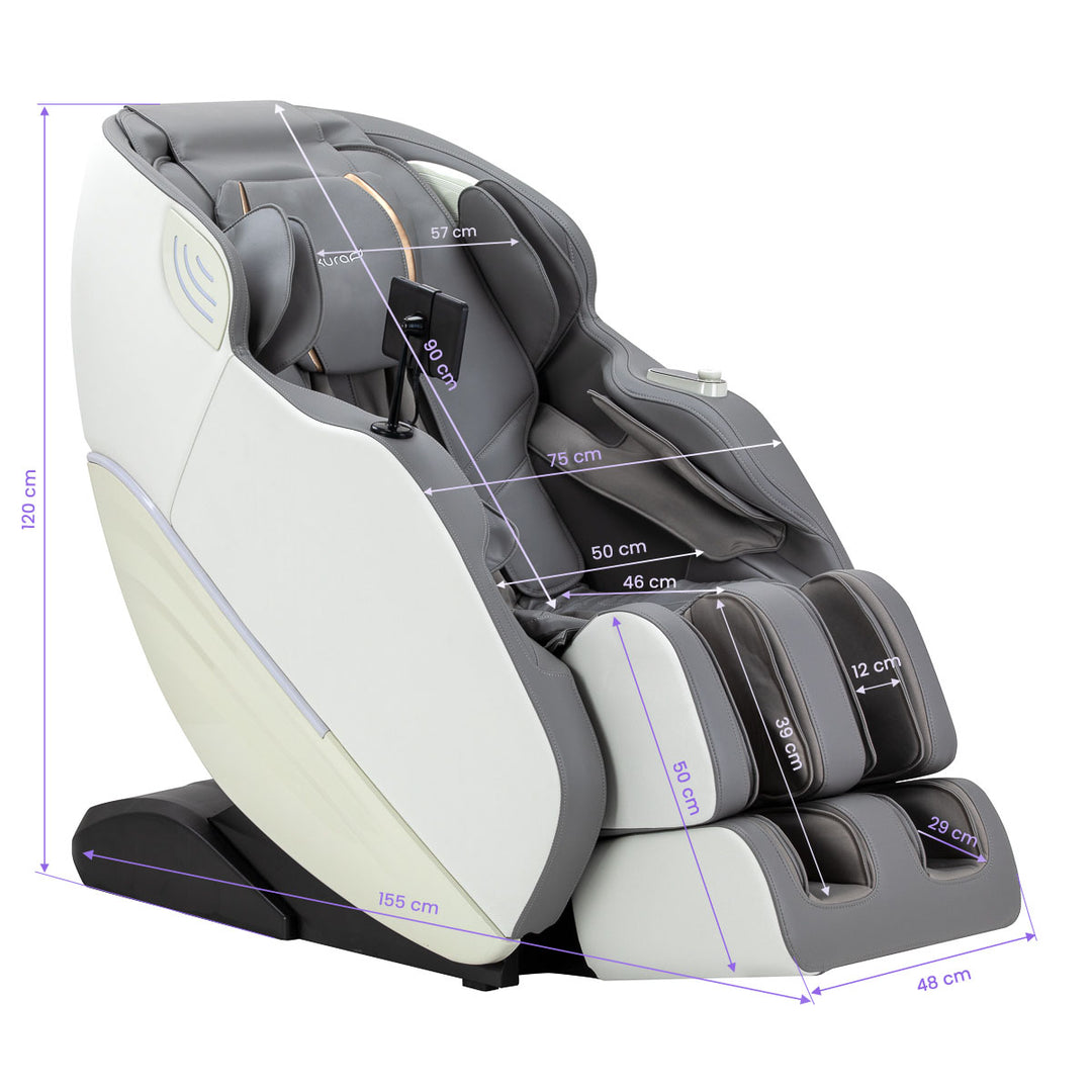 Fauteuil de massage électrique Sakura Maximus 809 3D Blanc - image 19