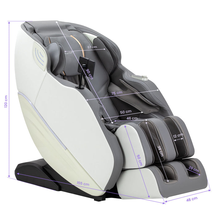 Fauteuil de massage électrique Sakura Maximus 809 3D Blanc - image 19
