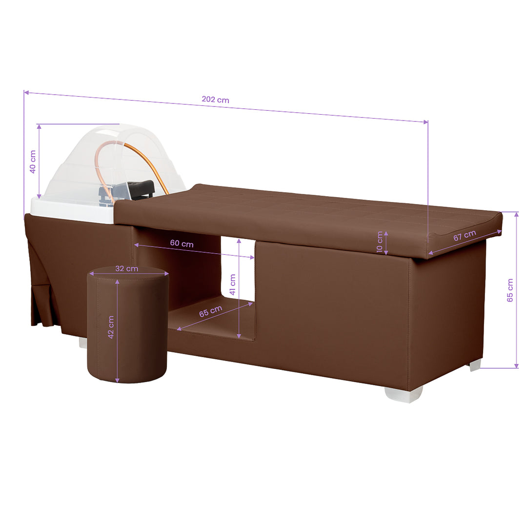 Bac Coiffeur Gabbiano Maldives Head Spa Marron - image 20