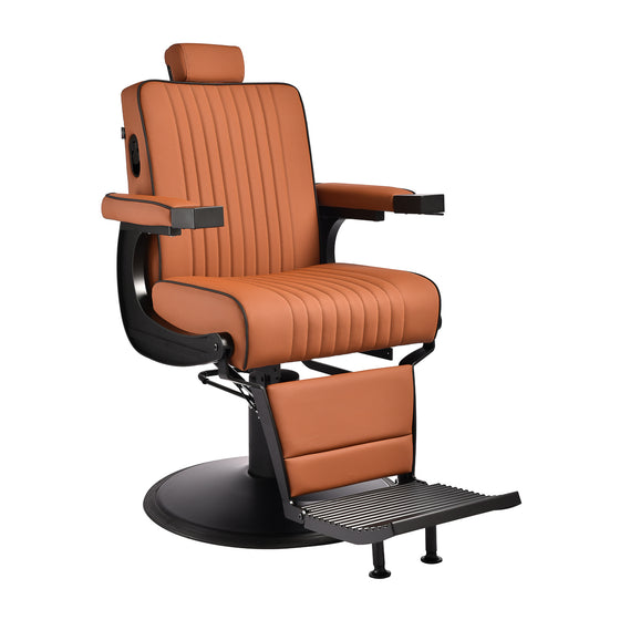 Fauteuil Barbier Gabbiano Levi Marron
