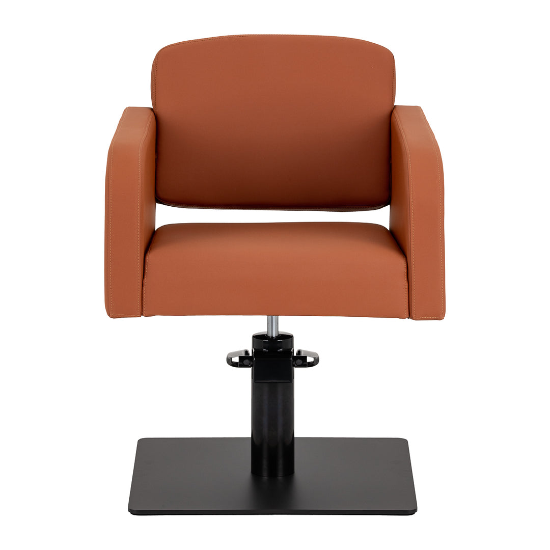 Fauteuil de Coiffeur Gabbiano Elda Marron-Noir