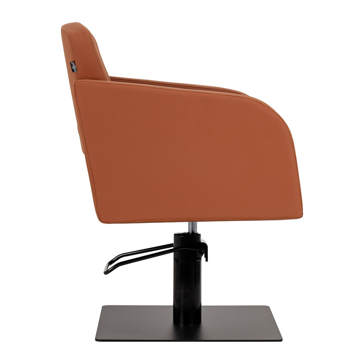 Fauteuil de Coiffeur Gabbiano Elda Marron-Noir