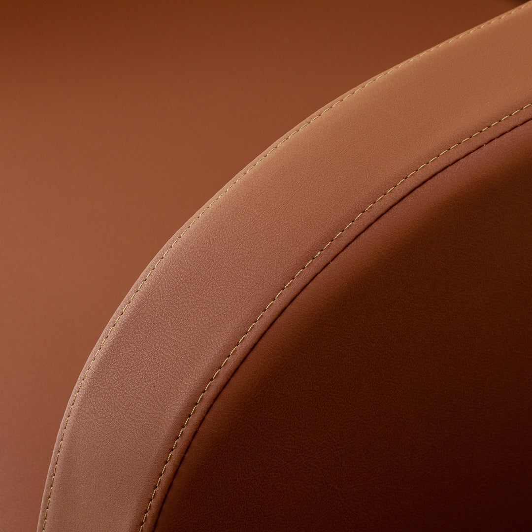 Fauteuil de Coiffeur Gabbiano Elda Marron-Noir