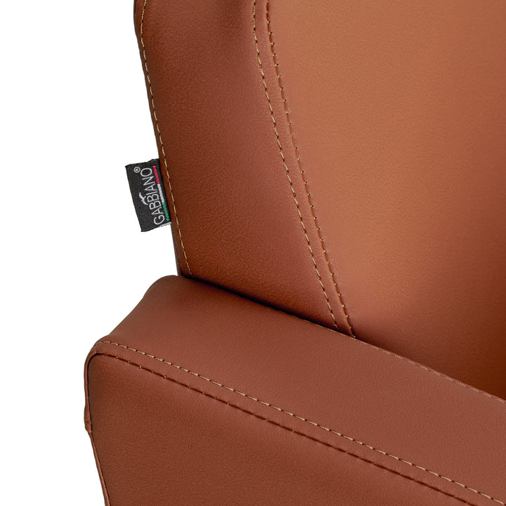 Fauteuil de Coiffeur Gabbiano Elda Marron-Noir
