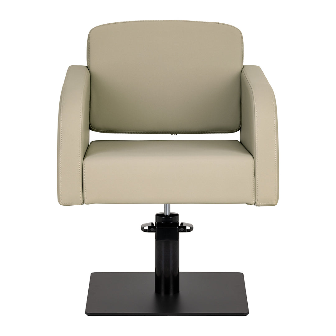 Fauteuil de Coiffeur Gabbiano Elda Beige-Noir