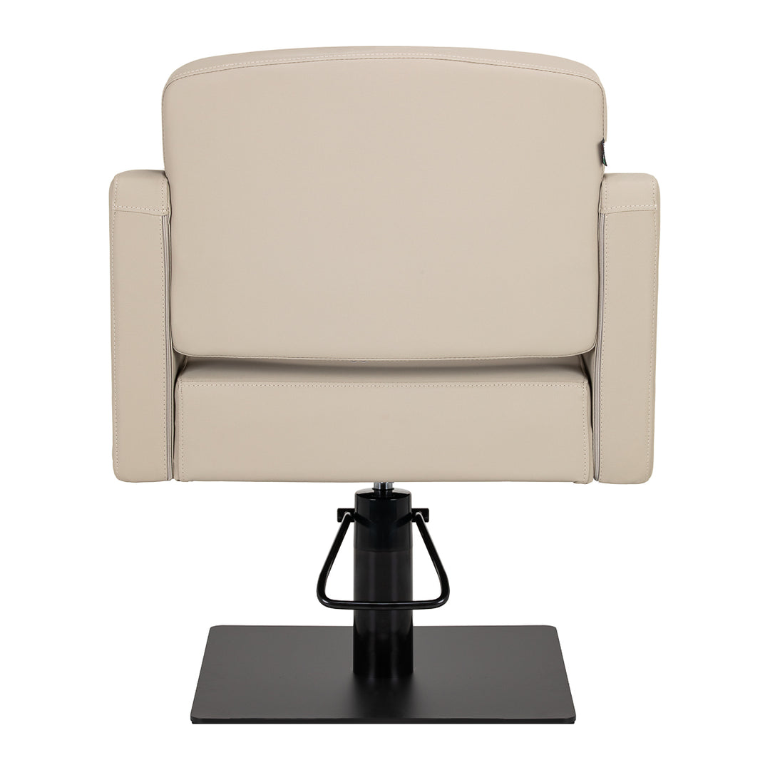 Fauteuil de Coiffeur Gabbiano Elda Beige-Noir