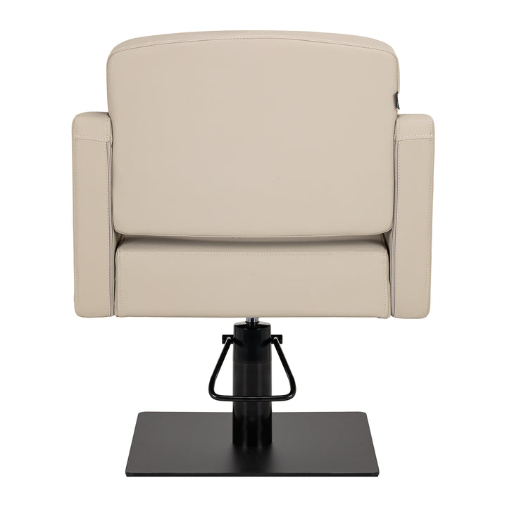 Fauteuil de Coiffeur Gabbiano Elda Beige-Noir