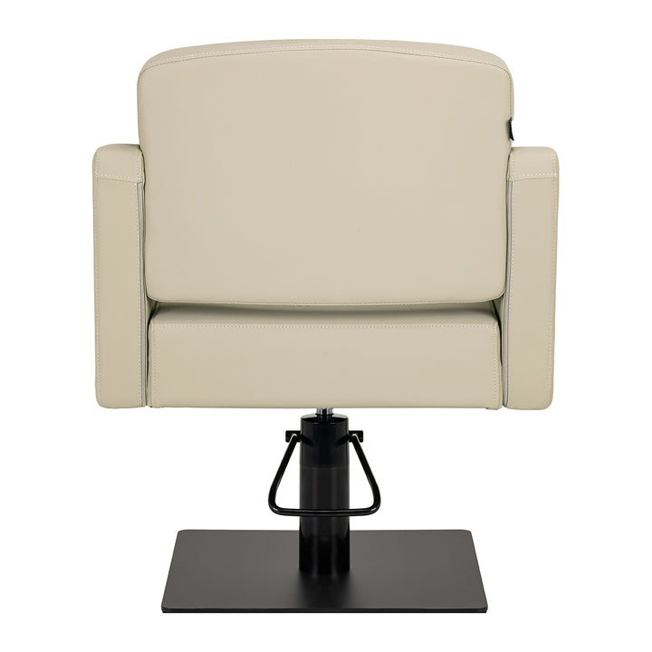Fauteuil de Coiffeur Gabbiano Elda Beige-Noir