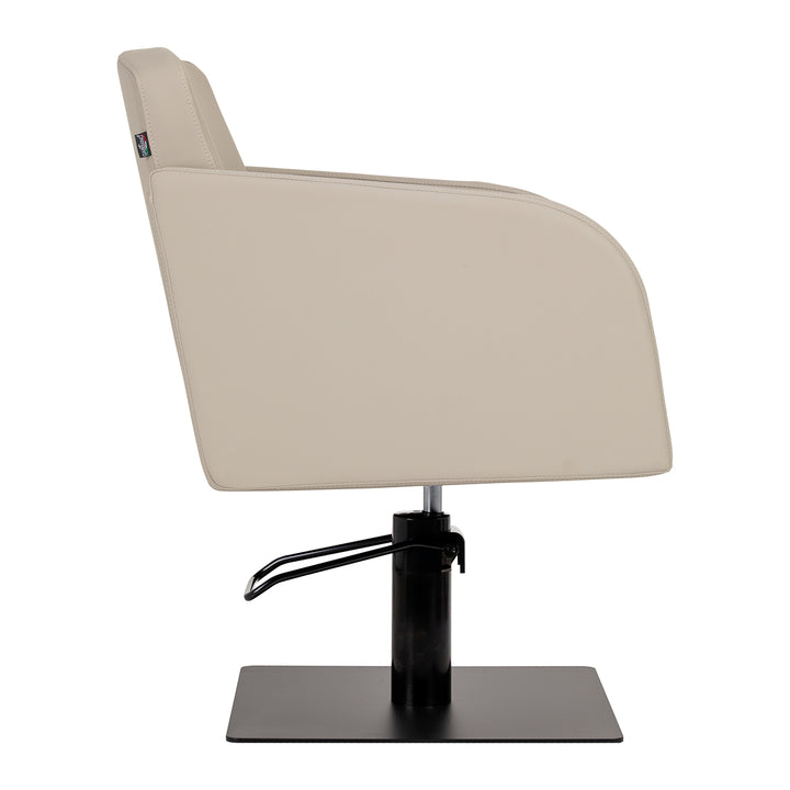 Fauteuil de Coiffeur Gabbiano Elda Beige-Noir